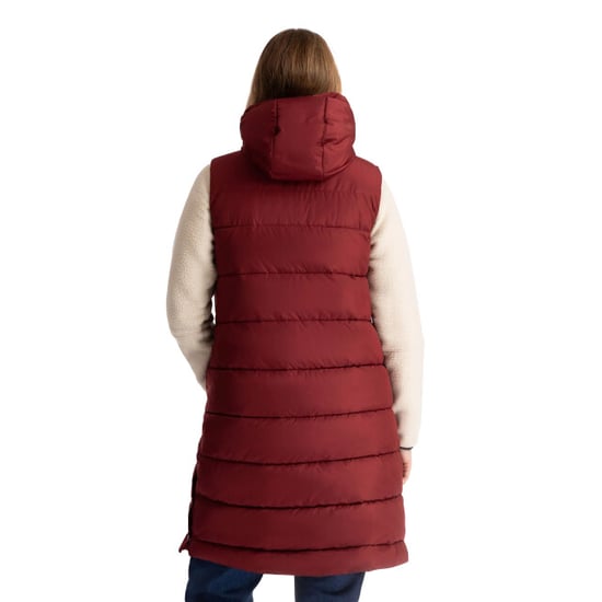 Trespass Womens/Ladies Leona Steppweste (Dark Cherry) - Image 3