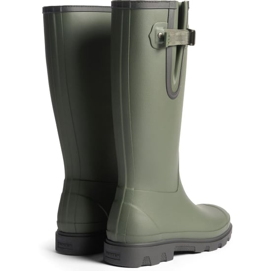 Hunter Field Downpour Stiefel Gummi Damen Dunkel Oliv/Schwarz Gummistiefel - Image 2