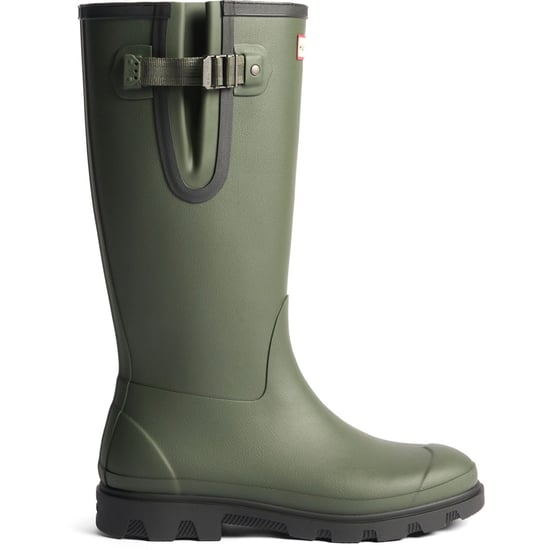Hunter Field Downpour Stiefel Gummi Damen Dunkel Oliv/Schwarz Gummistiefel - Image 4