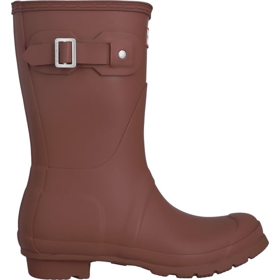 Hunter Original Short Gummistiefel Damen Merlot Wellington Boots - Image 4