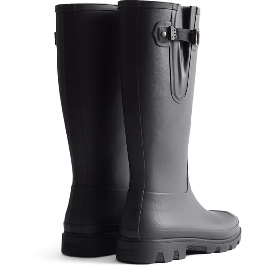 Hunter Downpour Verstellbare Gummi Stiefel Damen Schwarz Wellington Stiefel - Image 2