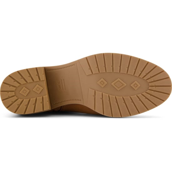 TOMS Hailey Schnallenleder Damen Stiefeletten in Bernsteinbraun mit Absatz - Image 3