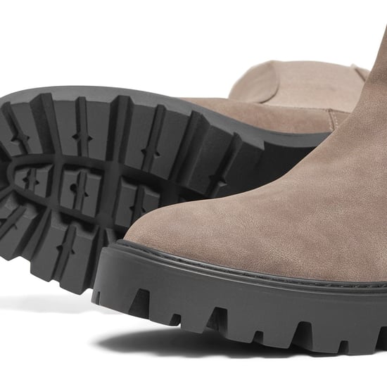 ONLY BETTY-9 WARM FÜTTERTE Polyurethan Damen Braune Stone Absatz Stiefeletten - Image 5