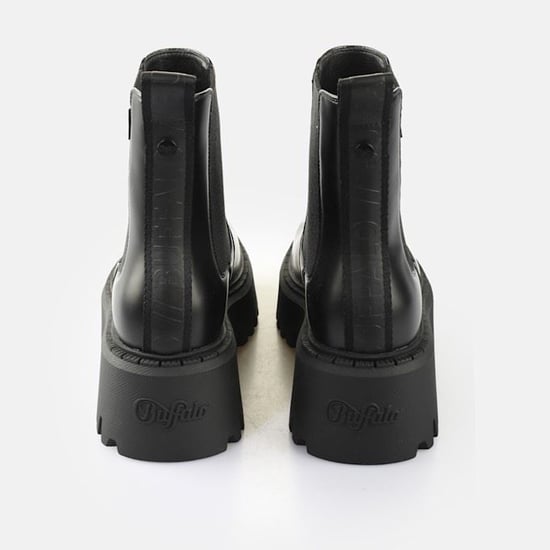 Buffalo Aspen Chelsea Damen Schwarze Stiefel - Image 3