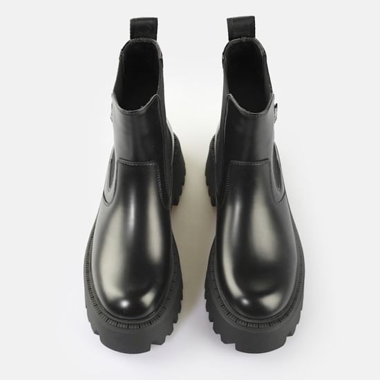 Buffalo Aspen Chelsea Damen Schwarze Stiefel - Image 5