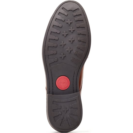 Base London Plymouth Leder Herren Stiefeletten in verbranntem Tan - Image 3
