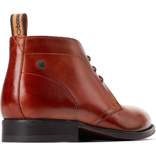Base London Wallis Leder Herren Ankle Boots in verbranntem Tan - Image 2