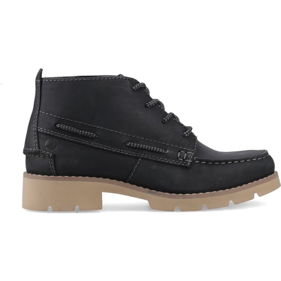 Sperry Savanna Leder Damen Stiefel Schwarz - Image 5
