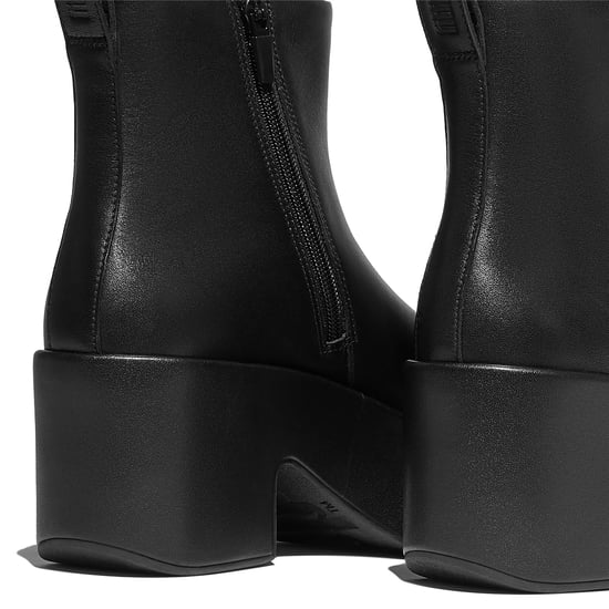 FitFlop Plattform-Stiefeletten aus Leder für Damen in Schwarz - Image 2
