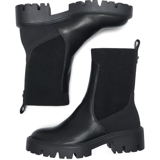 ONLY BETTY-7 Polyester-Mix Damen Schwarz Absatz Stiefeletten - Image 3