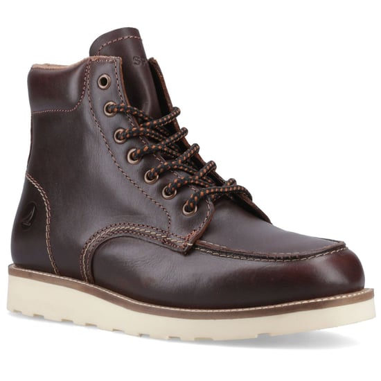 Sperry Boston Leder Herren Schokoladenstiefeletten - Image 1