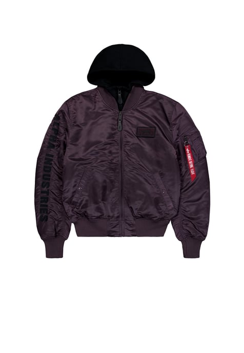 MA-1 D-Tec Sleeve Embroidery Bomber Jacket - Image 1