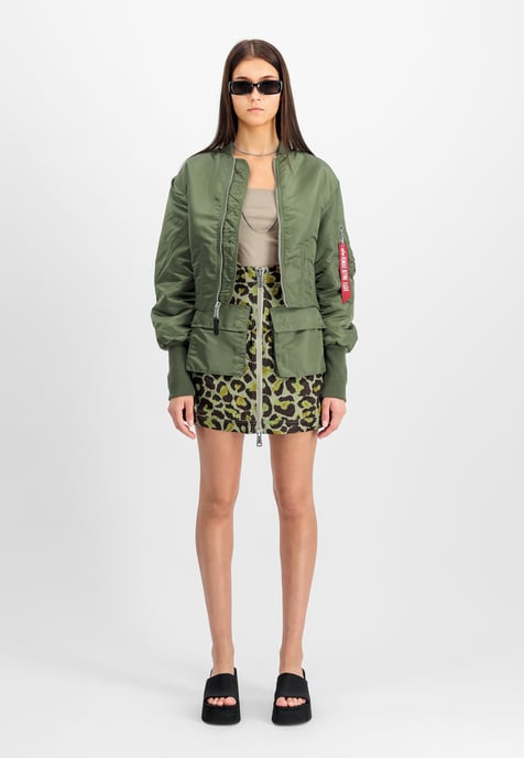 Waisted MA-1 Bomber Jacket Women - Image 2