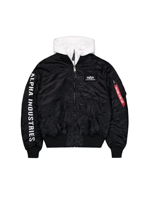 MA-1 D-Tec Sleeve Embroidery Bomber Jacket - Image 1
