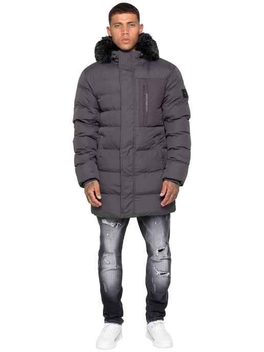 Enzo Milano | Herren Longline Pufferjacke - Image 3