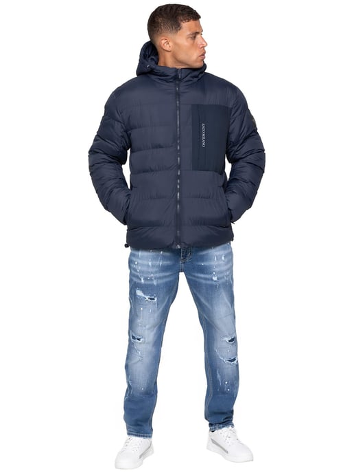Enzo Milano | Herren Kapuzen-Pufferjacke - Image 5