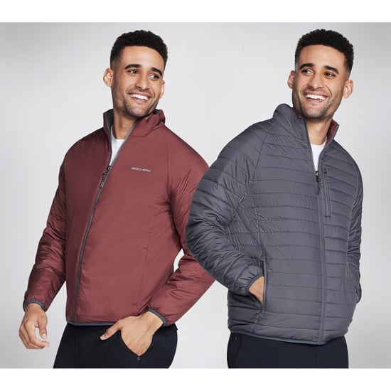 Skechers Performance Go Shield Altitude Wendeweste Herren Schwarze Daunenjacke - Image 1
