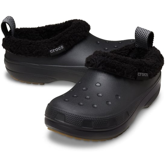 Crocs Classic Lined Shorty Thermoplastische Herren Hausschuhe Schwarz - Image 3