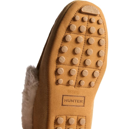 Hunter Damen Mokassins Slipper Sherpa Wildleder Damen Biscuit Hausschuhe - Image 3