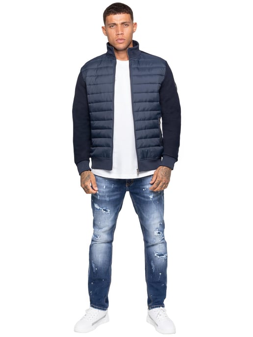 Enzo Milano | Herren Stepp-Hybridjacke - Image 4