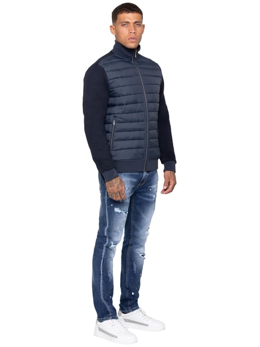 Enzo Milano | Herren Stepp-Hybridjacke - Image 5