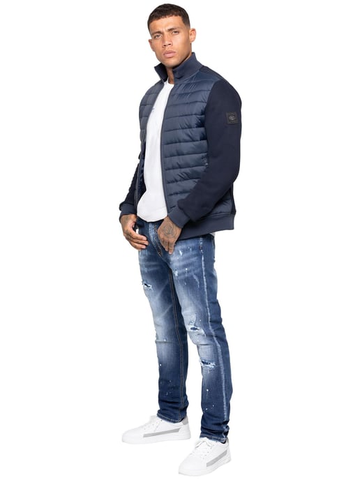 Enzo Milano | Herren Stepp-Hybridjacke - Image 6