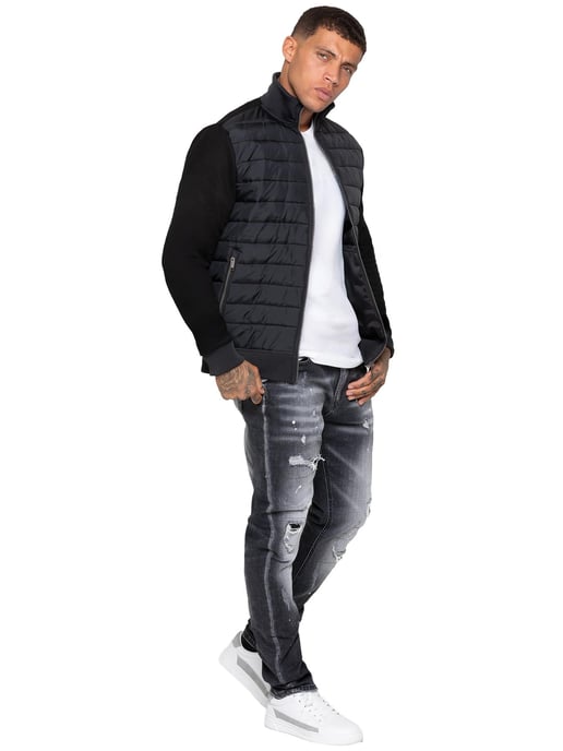 Enzo Milano | Herren Stepp-Hybridjacke - Image 5