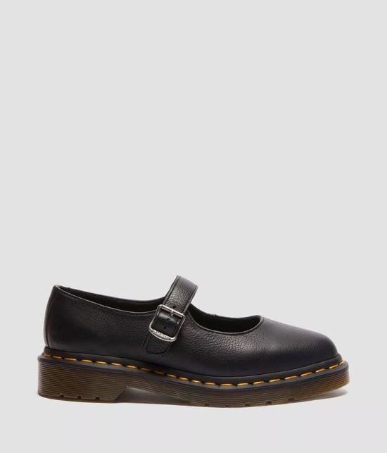 Dr. Martens Elphie Mary Jane Virginia Lederschuhe Für Damen In Schwarz - Image 3