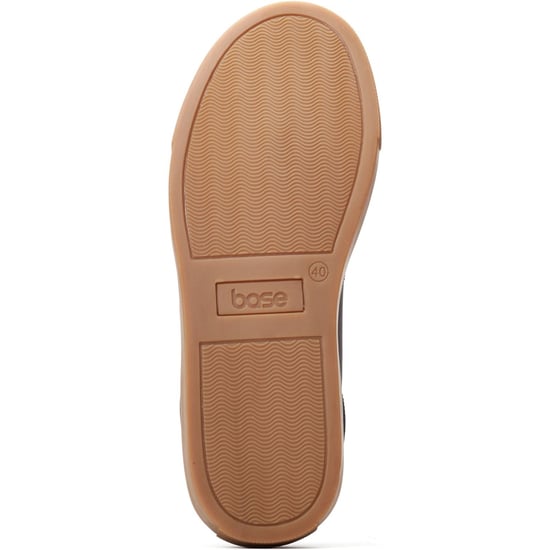 Base London Dalston Leder Herren Mokassins Schuhe in Marineblau - Image 3
