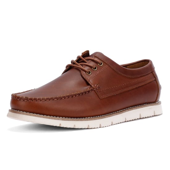 Ben Sherman Soho Herren Wildleder Schnürschuhe In Braun - Image 3