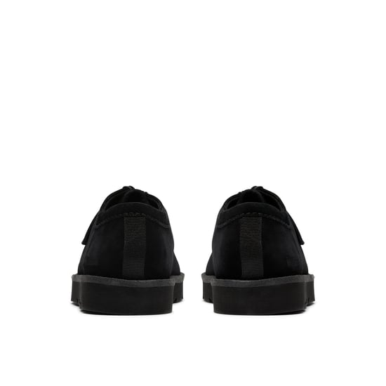 Clarks Originals Meare Wallabee Wildleder Herren Schwarz Schnürschuhe - Image 5