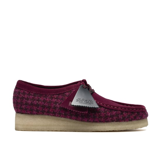 Clarks Originals Wallabee Damen Lila Textilschuhe - Image 3
