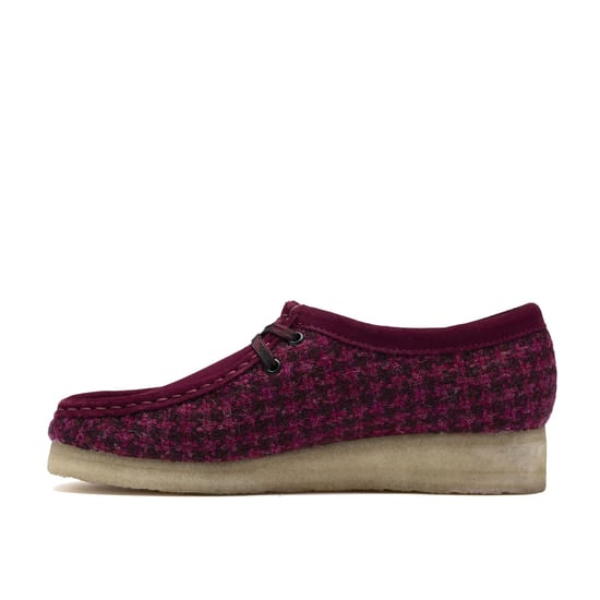 Clarks Originals Wallabee Damen Lila Textilschuhe - Image 4