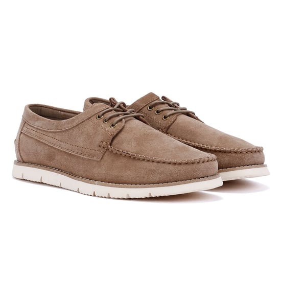 Ben Sherman Soho Herrenschuhe Aus Wildleder In Grau Mit Schnürung - Image 1