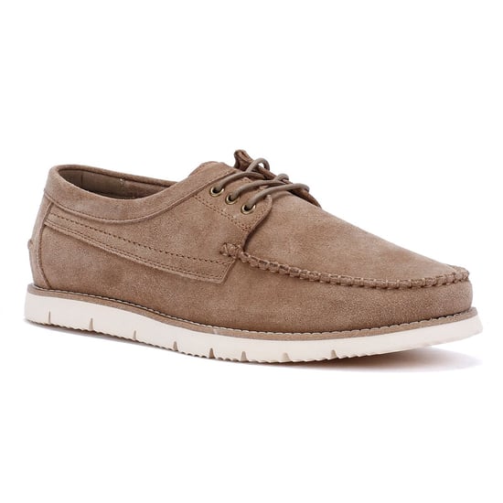 Ben Sherman Soho Herrenschuhe Aus Wildleder In Grau Mit Schnürung - Image 2