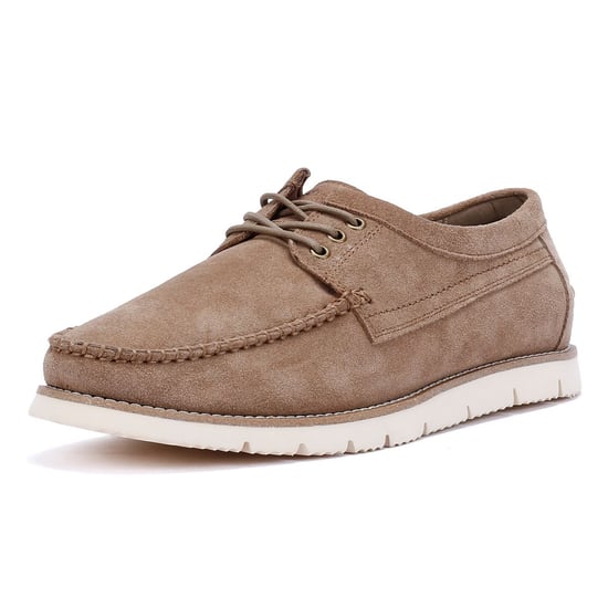 Ben Sherman Soho Herrenschuhe Aus Wildleder In Grau Mit Schnürung - Image 3
