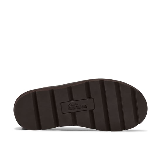 Clarks Originals Meare Wallabee Wildleder Herren Schnürschuhe Dunkelbraun - Image 4