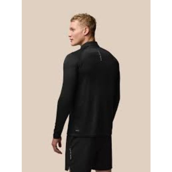 Castore Adapt 1/4 Zip Top Polyester Herren Schwarz Sport-T-Shirts - Image 3