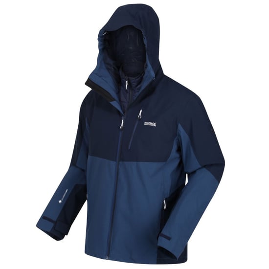 Regatta - "Wentwood VII" Jacke, wasserfest 3 in 1 für Herren (Marineblau/Admiral B) - Image 3