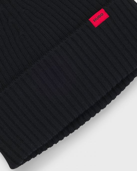 Einkaufen Für Hugo Xola Wollmützen Für Herren In Schwarz - Image 3