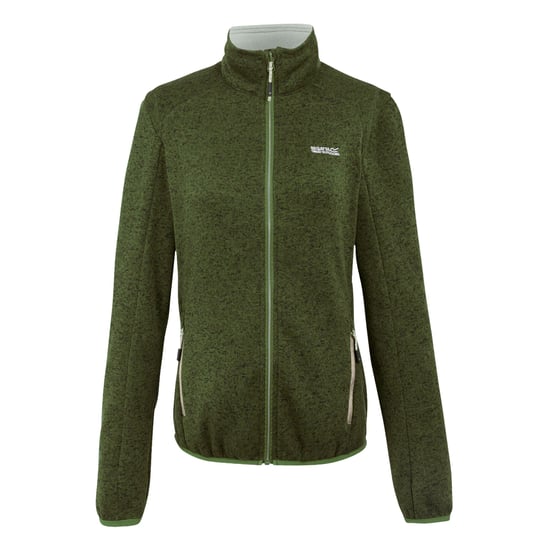 Regatta - "Newhill II" Fleecejacke Durchgehender Reißverschluss für Damen (Nephrit Grün/Helles Vanillegelb) - Image 1