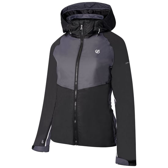Regatta Womens/Ladies Radiate II Wasserdichte Skijacke (Schwarz/Ebony Grey) - Image 3