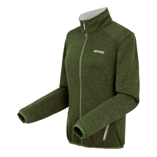 Regatta - "Newhill II" Fleecejacke Durchgehender Reißverschluss für Damen (Nephrit Grün/Helles Vanillegelb) - Image 3