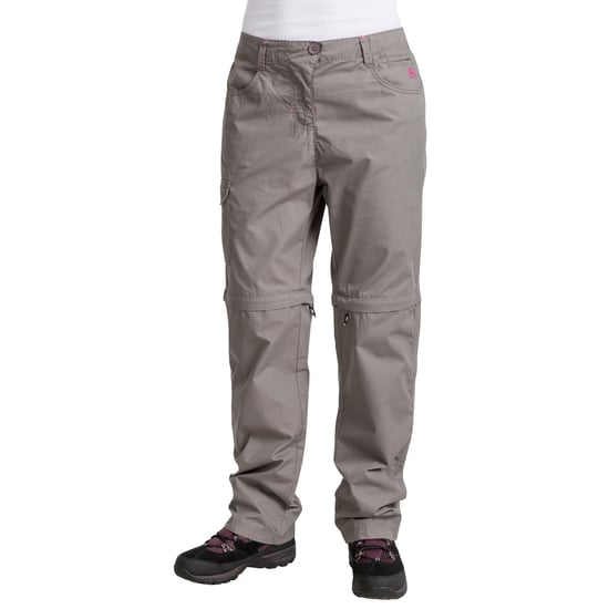 Trespass Damen Rambler Convertible Hiking Hose (Sturm Grau) - Image 3