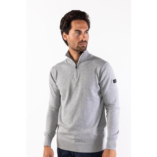 Herren-Pullover der Marke Presly & Sun. Der Pullover von Presly & Sun ist aus Bio-Baumwolle hergestellt und hat eine normale Passform. Die weiche Baumwolle sorgt für hohen Tragekomfort. Marke: Presly & SunModellname: Lewis Zip Knitted Pullover Kategorie: - Image 2