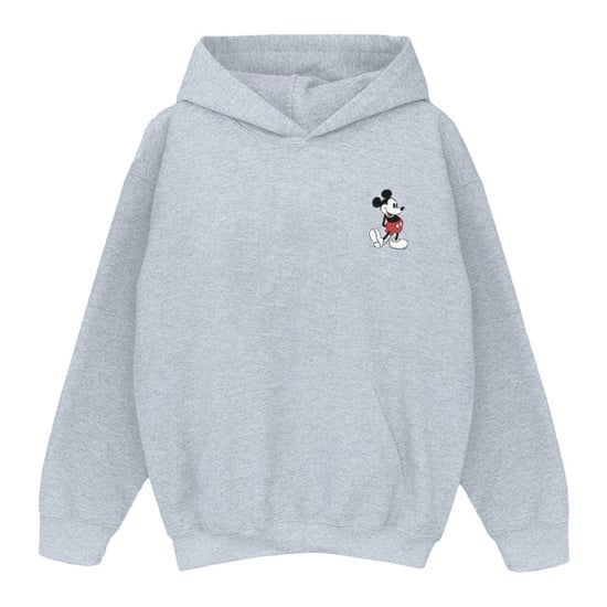 Disney Jungen Mickey Mouse Kickin Retro Chest Hoodie (Sport grau) - Image 6