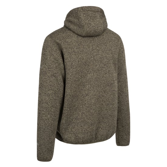 Trespass Herren Fleecejacke Tableypipe mit Kapuze (Efeu meliert) - Image 2