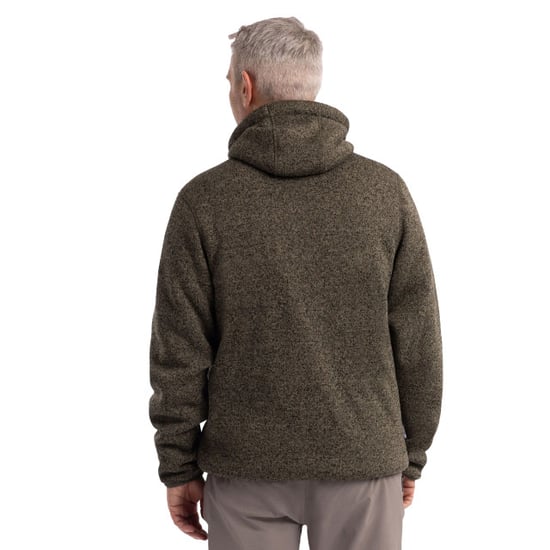 Trespass Herren Fleecejacke Tableypipe mit Kapuze (Efeu meliert) - Image 3