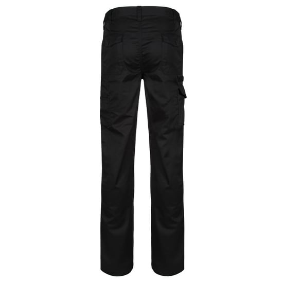 Regatta Mens Pro Cargo Waterproof Trousers - Regular (Traffic Black) - Image 2