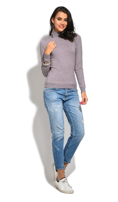GB - William de Faye - Strickkragen - FLANELLE - Image 3
